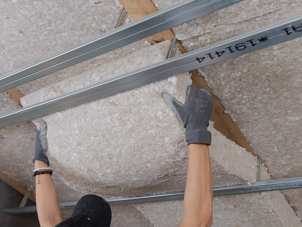 Rénovation éco-responsable isolant recyclé biosourcé ThermaSoft natura