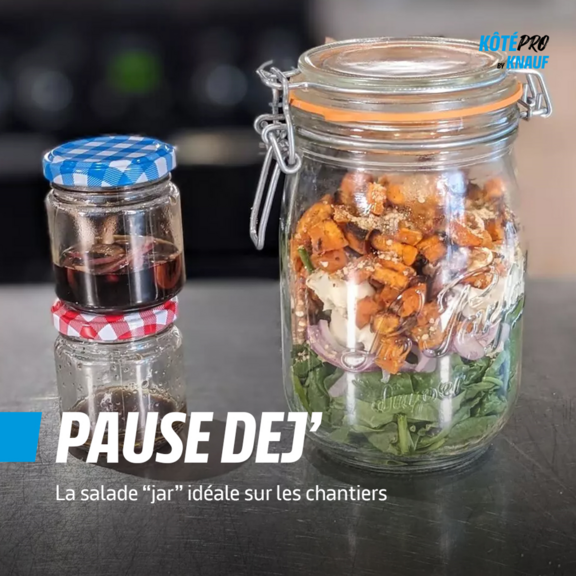 Vignette salade jar